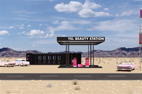 YSL Beauty Coachella 2019 Gas Station Pop